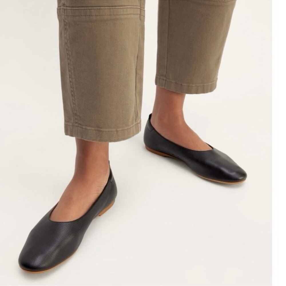 Everlane the day glove black ballet flat